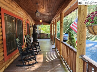 Covered front porch