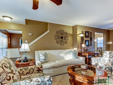Large Living Room with French Doors leading outsid