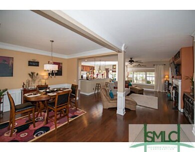 Interior Space/Layout. View from fron door showing
