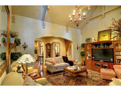 Gorgeous decorative Beams in Den Ceiling with tran