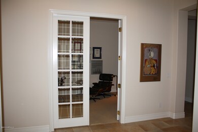 French Doors to Den off Entry Hall