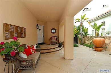 Impressive entry with custom fountain....