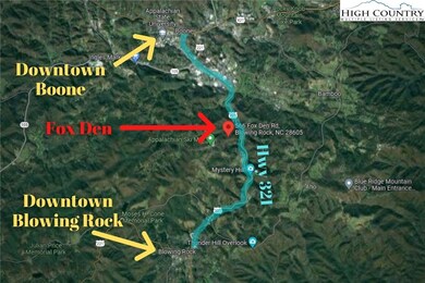 Close proximity to Boone, Blowing Rock, and App Sk