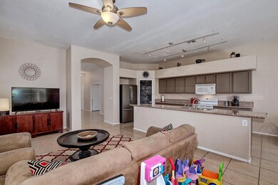 family room/kitchen
