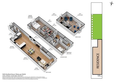 1325 Sheffield St, Pittsburgh, PA 15233 - photo 2