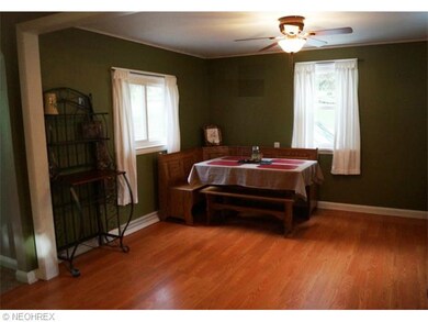 DINING AREA OPEN TO THE KITCHEN