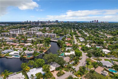 Drone photography looking towards the beach.