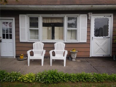 cozy front patio