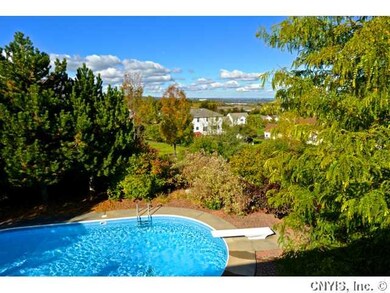 Pool In Ground. View from the Master Bedroom Balco
