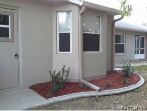 Updated landscaping