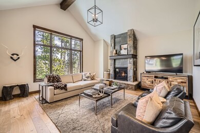 Living Room with Gas Fireplace, Mountain Views, So