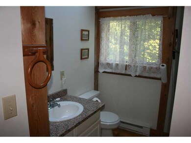 Bathroom. Granite sink counter