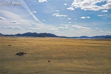 Birds eye view of property with a mountain view an