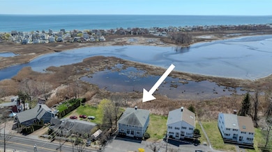 An aerial view