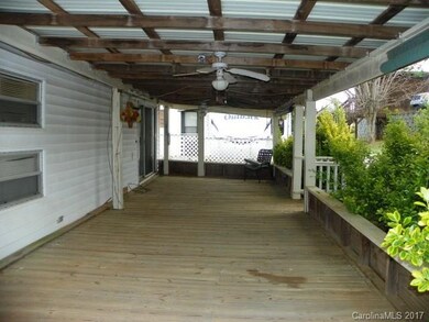 Covered porch on street side