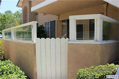 Enclosed, gated patio