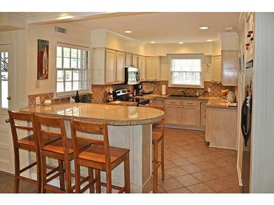 New Kitchen has seating for 5 at the peninsula.