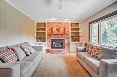 Family Room off Kitchen with lots of storage and f