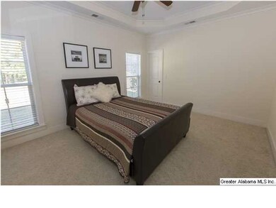 Spacious Master Bedroom with Trey Ceilings, and pl