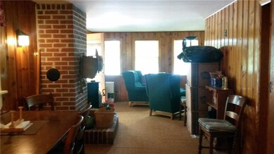 Dining area on the left and the...