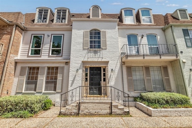 Charming French-style façade with classic architec