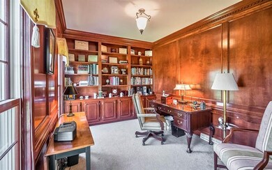 Private 1st Floor Den with Glass French Door Entry