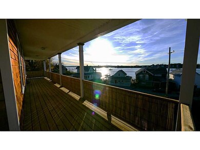 View. View of the Sakonnet River from the Porch.