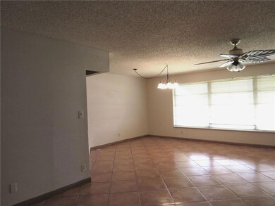 Living room and dining room