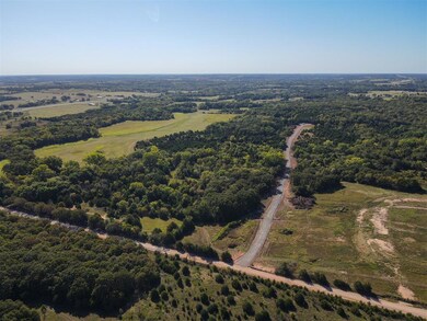 Bird's eye view with a wooded view