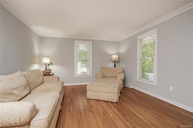 Formal living room located in the front of home