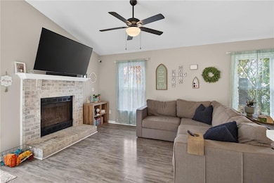 White washed fireplace for those cold winter nights