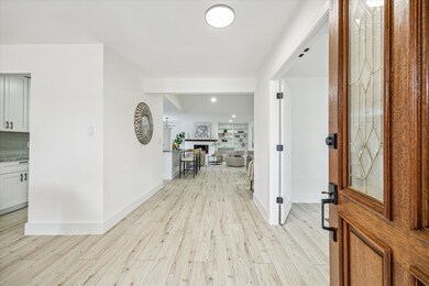 Upon entry, the study is on the right and dining r