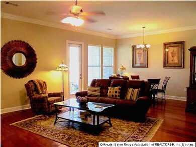 large living open to dining and kitchen
