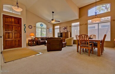Dramatic Living/Dining Room!