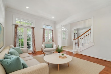 Virtually staged formal living