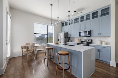Custom kitchen with quartz counter tops and stainl