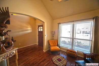 Big picture windows allow an abundance of natural