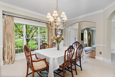 Dining room with picture window