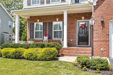 20X6 covered front porch with recessed lighting an