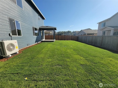 Backyard fully fenced