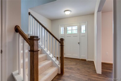 Beautiful Craftsman Trim on the Stairs will Greet