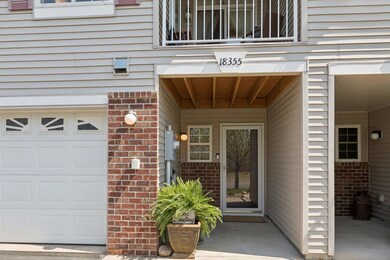 Private covered entrance.