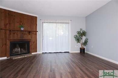 Living Room with New LVP Flooring
