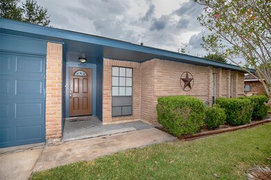 There is a terrific covered entryway to the home.