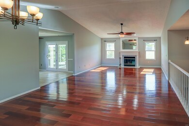 Gleaming wood floors and fresh paint