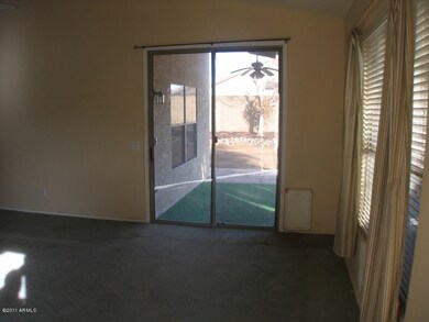 Sliding doors to covered patio