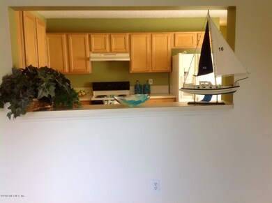 view to kitchen window