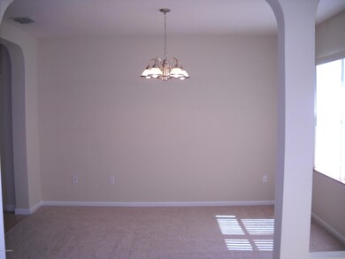 Side view of formal Living room