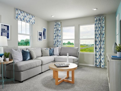 Photo is not of the actual home, but is an inspirational photo of builder’s model home and may depict options, furnishings, and/or decorator features that are not included