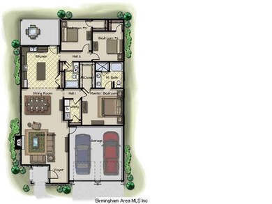 Floor plan of this wonderful Coleman home. The des